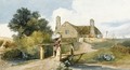 A Washerwoman Returning To A Cottage - David Cox