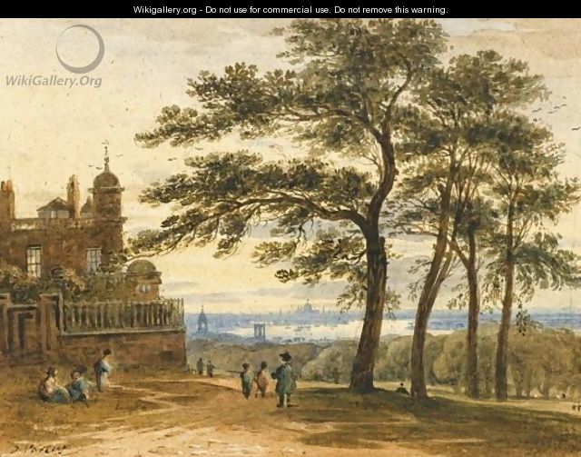 View Of London From Greenwich Observatory - John Varley