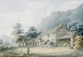 Figures Before A Farm House, Traditionally Identified As Keskadale, Cumbria - Paul Sandby