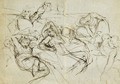 Studies Of Reclining Figures - Johann Henry Fuseli