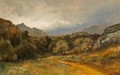 Prairie, Arbres, Chemin Au Pied Des Alpes Meadow, Trees, Path Beneath The Alps - Alexandre Calame