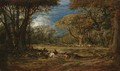Woodcutters In Windsor Forest - John Linnell