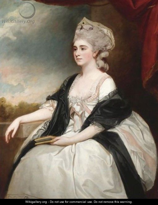 Portrait Of Mary Thomas, Mrs. William Lutwyche (1752-1845) - George Romney