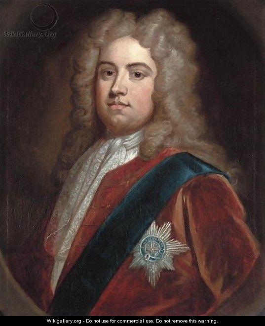 Portrait Of Charles, 2nd Viscount Townshend (1674-1738) - (after) Kneller, Sir Godfrey