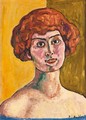 Portrait Of A Young Woman With Red Hair, 1912 - Ferdinand Hodler