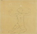 Figure To 'The Day' II (Study) - Ferdinand Hodler