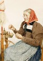 Grandmother Spinning, 1906 - Albert Anker