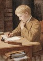 Boy Writing, 1905 - Albert Anker