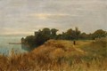 Au Bord Du Lac At The Lake Side - Gustave Castan