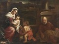 Sacra Famiglia Con San Giovannino - (after) Tiziano Vecellio (Titian)