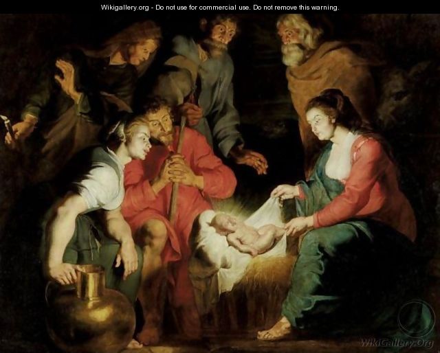 The Adoration Of The Shepherds 5 - (after) Sir Peter Paul Rubens