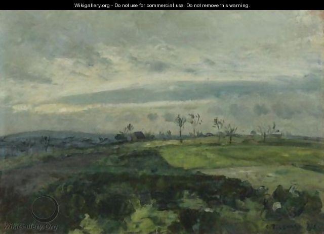 Paysage Vallonne En Hiver - Camille Pissarro