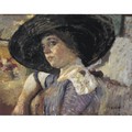 La Femme Au Chapeau - Edouard (Jean-Edouard) Vuillard