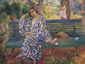 Sur Le Banc Vert, Sanary - Henri Lebasque