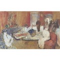 Dans La Chambre Rouge - Edouard (Jean-Edouard) Vuillard