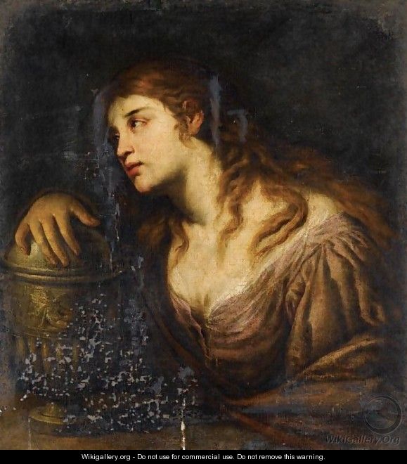 The Penitent Magdalene - Andrea Vaccaro