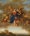 The Assumption Of The Virgin - Cornelis Van Poelenburch