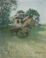 Horse-Cart In Front Of The Old House, Minsk - Ivan Pavlovich Pokhitonov