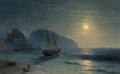 Full Moon Over The Ayu-Dag - Ivan Konstantinovich Aivazovsky