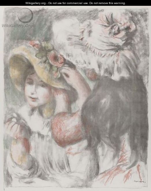 Chapeau Epingle 2e Planche - Pierre Auguste Renoir
