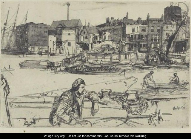 Black Lion Wharf 3 - James Abbott McNeill Whistler
