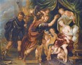 Alexander Crowning Roxanne As Queen - (after) Sir Peter Paul Rubens