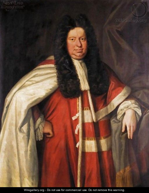 Portrait Of John, 8th Lord Elphinstone - (after) Benjamin Ferrers