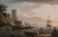 A Mediterranean Harbor With A Shipyard - Jean-Henri D