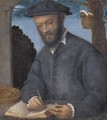 Portrait Of A Scribe - (after) Vittore Di Matteo Belliniano