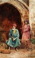 The Old Fruit Seller - Eugene Pavy