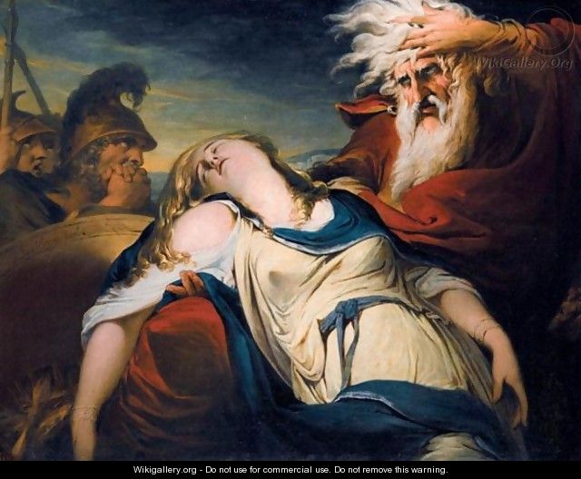 King Lear Weeping Over The Body Of Cordelia - James Barry