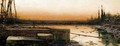Sunset Over The Marshes - Enrique Serra y Auque