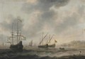The Dutch Flagship De Roode Leeuw And Two English Vessels Together With Other Shipping - Jacob Adriaensz. Bellevois