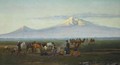 The Evening Encampment, Mount Ararat - Richard Karlovich Zommer