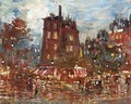 A Parisian Boulevard By Night - Konstantin Alexeievitch Korovin