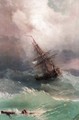 Storm - (after) Ivan Konstantinovich Aivazovsky