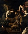 San Francesco Sorretto Da Due Angeli - (after) Antiveduto Gramatica