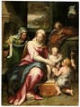 Sacra Famiglia Con Santa Elisabetta E San Giovannino - Denys Calvaert