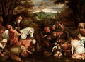 Gli Israeliti Bevono L'Acqua Miracolosa - Jacopo Bassano (Jacopo da Ponte)