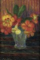 Nasturtiums In A Glass - William Glackens