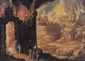 The Destruction Of Sodom And Gomorrah With Lot And His Daughters - (after) Diogo Pereira