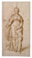 Figura Femminile In Piedi - Bernardino Campi