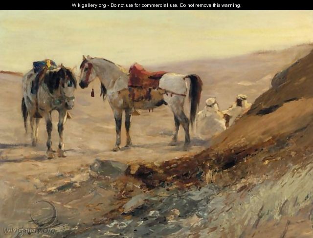 Kurze Rast (Halt In The Desert) - Wilhelm Kuhnert