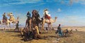 La Chasse A La Gazelle Dans Le Desert Egyptien, Sinai - Leon-Auguste-Adolphe Belly