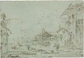 Capriccio Con Case E Figure - (after) Francesco Guardi