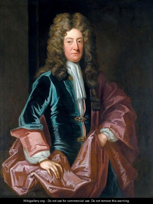 Portrait Of A Gentleman, Traditionally Identified As Joseph Addison - (after) Kneller, Sir Godfrey