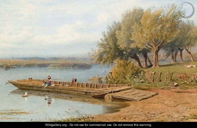 Boating On The Thames, Sonning - George Arthur Fripp