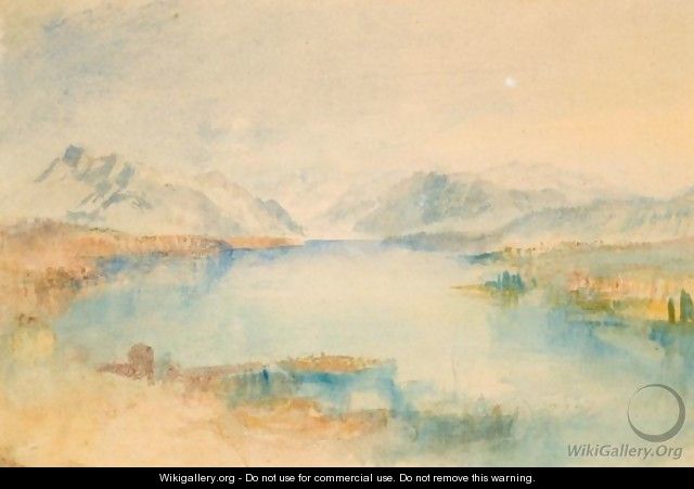 The Rigi, Lake Lucerne - Joseph Mallord William Turner