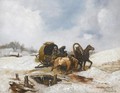 Winter Journey - (after) Pavel Osipovich Kovalevsky