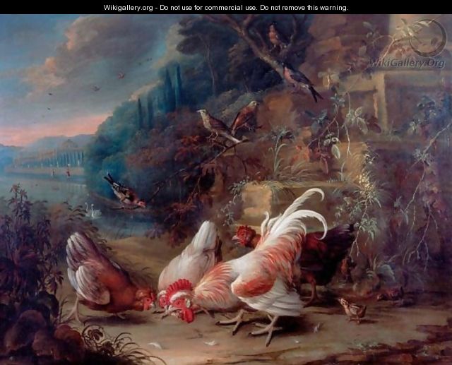 Birds And Fowl And In A Landscape - William Sartorius